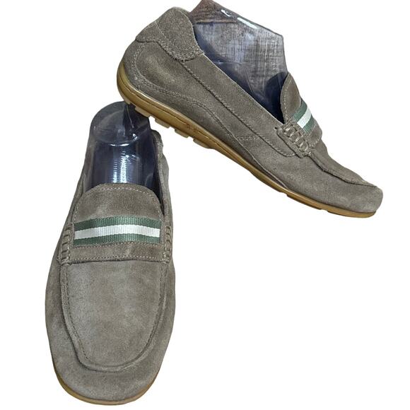 Rockport Adiprene Brown Suede Slip On Loafers Driving Moc Shoes Size 8 - Picture 1 of 10